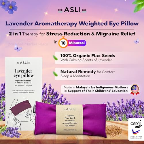The Asli Co. Handmade Lavender Aromatherapy Berry Purple Eye Pillow, Packs of 12, Natural Soothing Scent for Promote Better Sleep Quality, Reduce Stress & Anxiety - color: Berry Purple