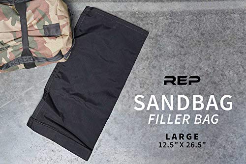 REP Fitness Adjustable Sandbag 1000D Cordura 5-200 Lbs 7 Reinforced Handles Water-Resistant Quick-Dry Small XL Functional Strongman Training Workout Cross-Fit Weighted Bag Exercise Gym Heavy - color: Large Filler Bag