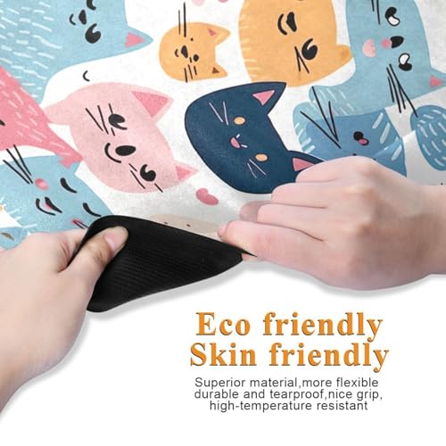 Yoga Mat with Bag Included, Non Slip Fitness Workout Mat, Foldable Suede Rubber Yoga Mat for Yoga Pilates and Fitness, 70.8" L x 26" W x 1mm - color: B82
