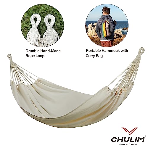 Brazilian Double Hammock with Tree Straps, Extra Large, 450 lbs Capacity - color: Natural White, size: X-Large