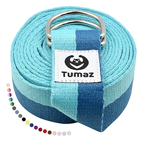 Tumaz Yoga Mat Strap with Yoga Strap/Stretch Bands, Extra Thick & Comfy Delicate Texture, Adjustable Yoga Mat Carrier