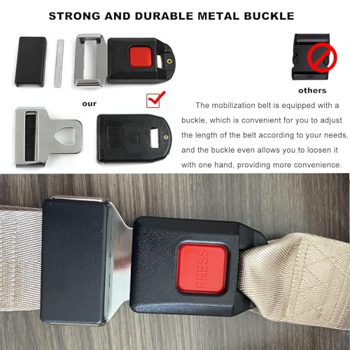 Mobilization Belt - Physical Therapy Belt Used for Physical Therapy ,Rehabilitation, and Manual Therapy Belt ;Mobilization Belt Physical Therapy- Highly Recommended by Physical Therapists - color: Khaki