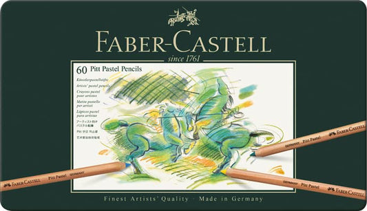 Faber-Castell Pitt® Pastel Pencils - Tin of 60