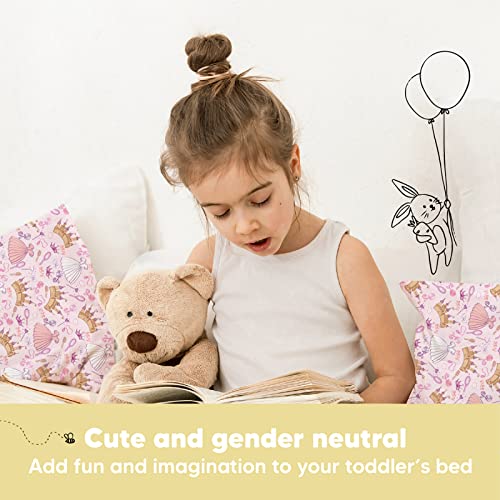 Toddler Pillow with Pillowcase 13x18 My Little Dreamy Pillow(Dear Princess) - color: Dear Princess