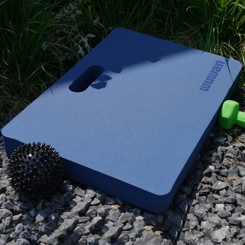 Yoga kneeling mat, 1.5inch Thick,Knee Push-ups, Plank Support & Yoga Elbows/Knees Mat Provides Cushion for Kneeling & Elbows - color: Dark blue