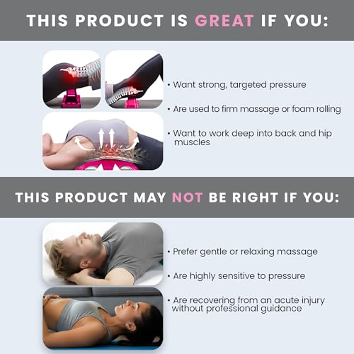 Thrival Wave, Adjustable Psoas Muscle Release Tool, Pink - color: Pink, size: Thrival Wave
