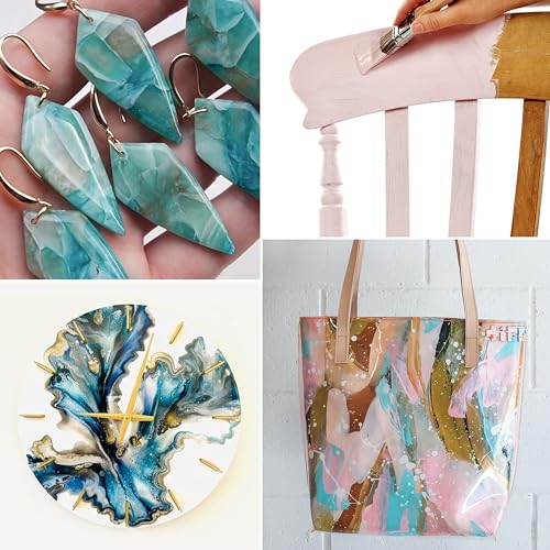 Acrylic Inks for Artists - Blue Denim Acrylic Ink, 3.38 Fl Oz (100 ml) | Highly Concentrated, Multifunctional Liquid Acrylic Paint - color: Blue Denim