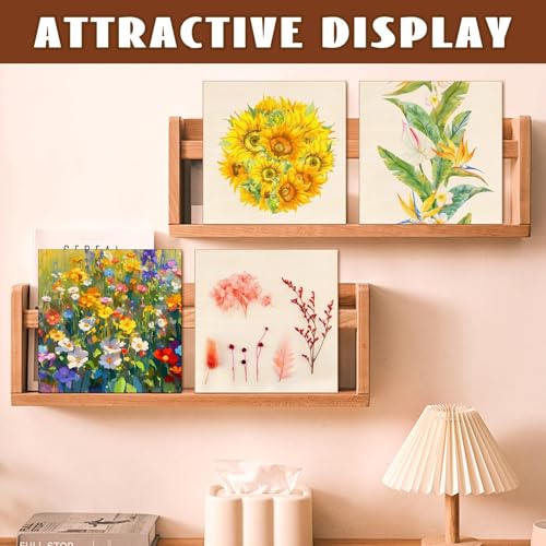 FSWCCK 10 Pack 8 x 8 inch Wood Panel Boards, Unfinished Wood Canvas Panels for Crafts, Painting Canvas, DIY Art Projects, Pouring, Arts Use with Oils, Acrylics - size: 8"X 8" 10 Pack