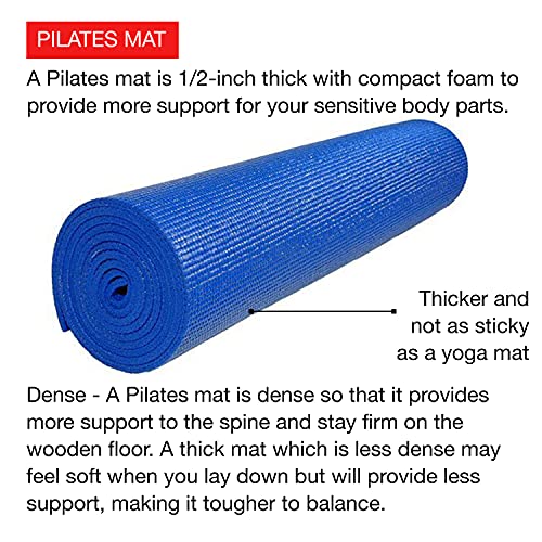 JFIT 프리미엄 요가 매트 - color: 블루., size: 72-Inch