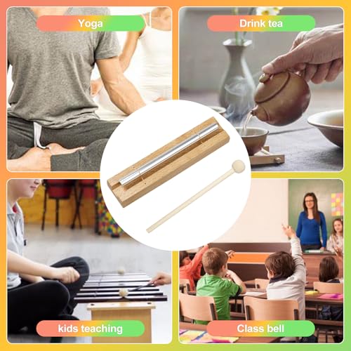 ZukoCert 7-Inch Meditation Bell – Single-Tone Resonance for Classroom Management, Sound Healing, Yoga & Prayer