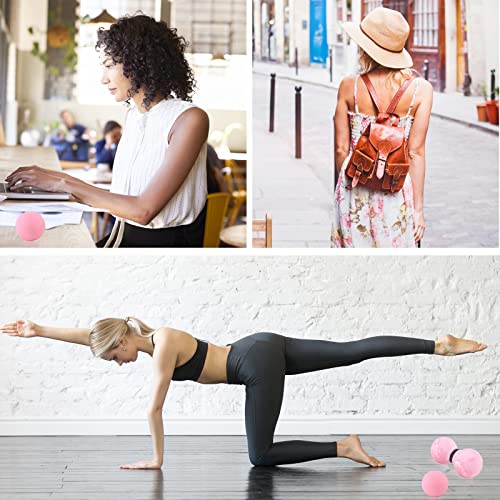 TXJ Sports Massage Balls - Lacrosse Ball & Peanut Massage Ball, Fascia Ball for Deep Tissue, Myofascial Release, Trigger Point Therapy, Fascia Ball for Back, Exercise, Stress Relief