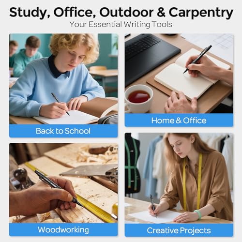 Nicpro 6PCS Art Mechanical Pencil Set,HD1000 Mechanical Drawing Pencils | 3 PCS Mechanical Pencils 0.5-0.9 mm & 3 PCS 2mm Lead Holder (6B 4B 2B HB 2H 4H Colors) For Outdoor Writing, Sketching Drawing - style: 0.5,0.7,0.9,2.0mm(6 Pcs)