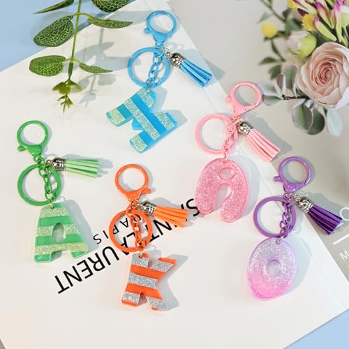 Alphabet Molds with Hole, Set of 2 Resin Alphabet Keychain Molds | Silicone Alphabet Crafting Molds for Epoxy Resin, A-Z Uppercase Letter DIY Keychain Pendant Jewelry Projects Party Gift - color: 2 Pcs Alphabet Resin Molds
