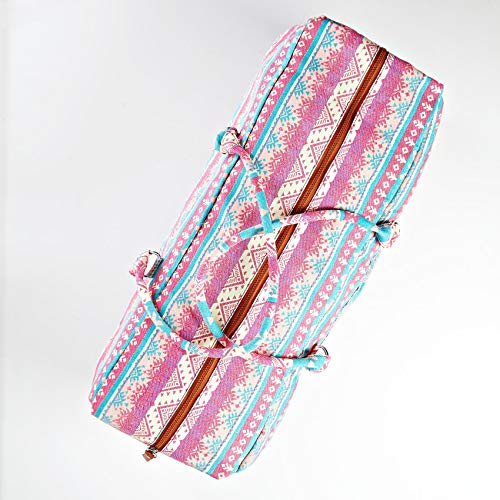 #DoYourYoga Full-Zip Extra Large Yoga Mat Tote Bag with Multi-Functional Storage Pockets for Sports Gym Pilates »Ghanpati« - color: PinkStyle