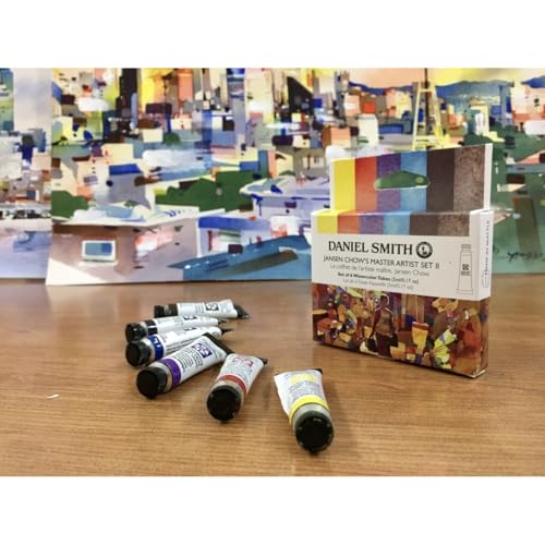 DANIEL SMITH Jansen Chow Master Artist Set II Set 6 Watercolor 5ml Tubes (total 6 pieces) 285610406