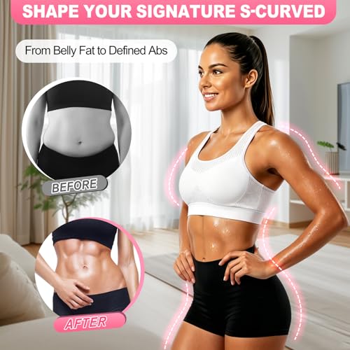 Pedal Resistance Bands with Handles, Separated 8-Tube Multifunction Exercise Bands, Yoga Tension Rope, Natural Rubber Elastic Equipment for Abdomen, Waist, Arm, Leg Stretching - color: Pink