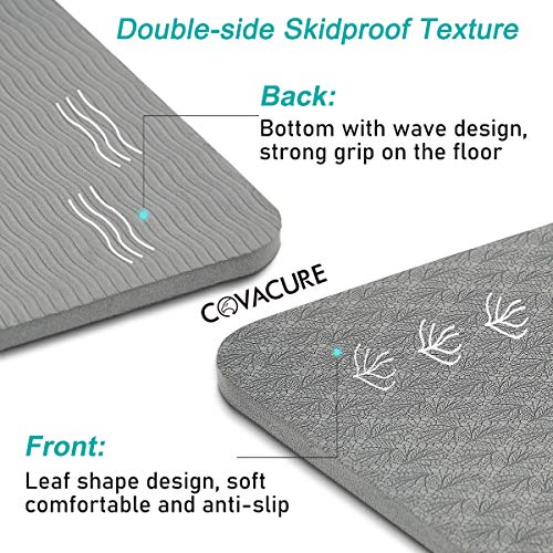 Extra Large Yoga Mat 72" x 26" - Non Slip Exercise Mat 8mm Thick Eco Friendly with Carrying Strap for Yoga, Pilates, Home Workouts & Floor Fitness