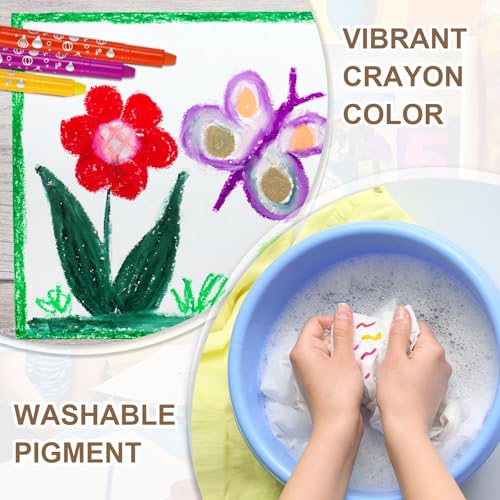 MECCANIXITY Twist Crayons, Twist Crayons Gel Watercolor Set Washable Silky Smooth for Arts Drawing DIY Craft Project Coloring Supplies Gift(Purple, Pack of 11) - color: Purple