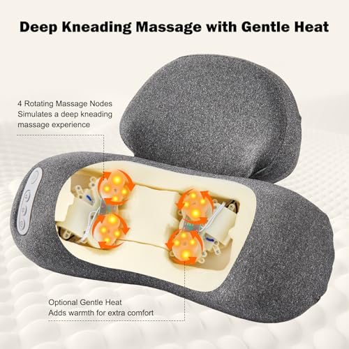 4D Kneading Shiatsu therapillow Massage Neck Hump