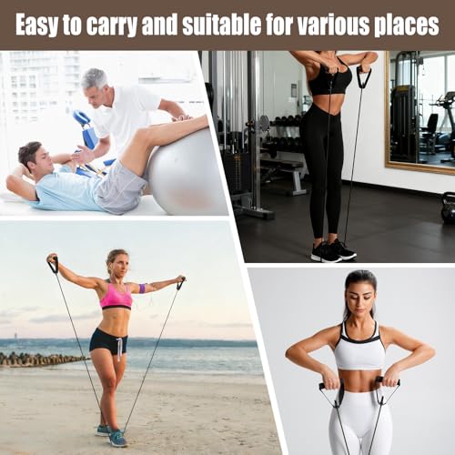 Resistance Bands Workout Exercise Tube Resistance Bands with Handles