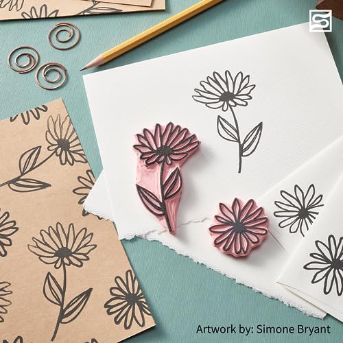 Speedball 3471 Super Value Block Printing Starter Kit – Includes Ink, Brayer, Lino Handle and Cutters, Speedy-Carve - size: 7 Piece Starter Kit