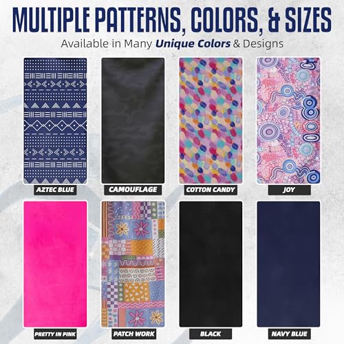 CHEEKY WINX Microfiber Gym Towel – Highly Absorbent Microfiber Sweat Towel, Quick-Dry Lightweight Design, Odour-Resistant Fabric, Matching Carry Bag, Pretty Pink/Blue Back, Regular (90 x 50 cm) - color: Pretty in Pink, size: Regular
