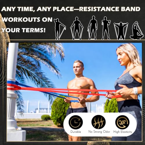 Seenelling 5 Level Resistance Bands - color: Classic Multi