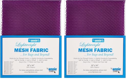 By Annie Mesh Fabric Lightweight 18x54 Tahiti (Pack of 2) - size: 54 Inches (Pack of 2)