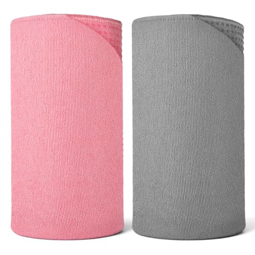 2 Pack Yoga Mat Towel with Grip Dot, Non Slip Yoga Towels, 72" x 24"