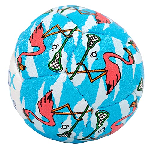 SWAX LAX Lacrosse Training Ball - Indoor Outdoor Practice Less Bounce & Rebounds - color: Flamingo