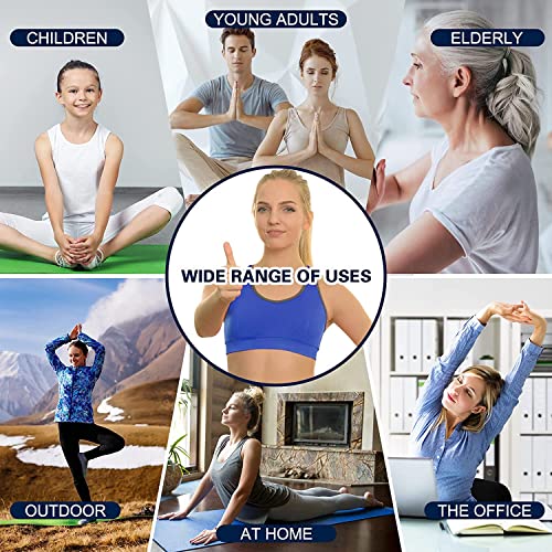 Foot and Calf Stretcher for Plantar Fasciitis, Leg Stretch Band,Improve Leg Stretching,Premium Physiotherapy Stretching Strap Improves Strength and Relief to Heel Spurs, Calf, Thigh and Hip - color: Blue