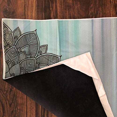Hot Yoga Towel,Non-Slip Yoga Mat Cover,Eco-Friendly,Exclusive Pockets Cover Each Corner of The mat,Microfiber Yoga Towel,Ideal for Bikram, Hot Yoga, Pilates,or Sweaty Practice(Pride)