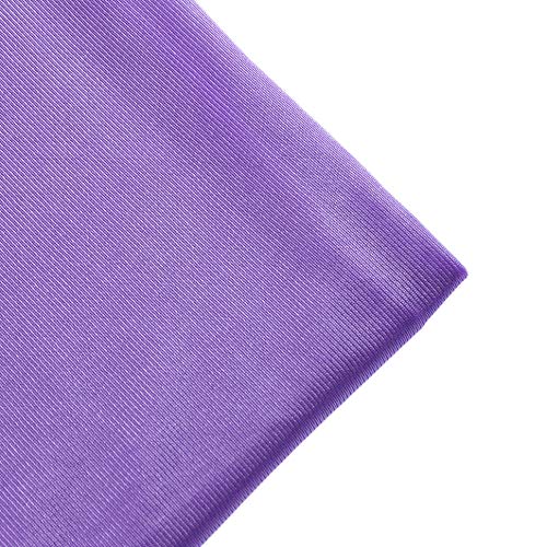 Aerial Silks Starter Kit, 9 Yards, Aerial Yoga Hammock, Hardware | Knitted fabric with pose guide, for aerial yoga, gymnastics, silk swing, stretching and home gym use, suitable for all levels - color: Lavender
