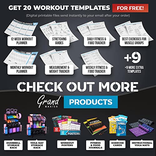Extra-Large Instructional Yoga Mat with Poses Printed On It - 3X Bigger & 2X Wider than Regular Workout Mats - 150 Illustrated Yoga Poses and Stretches - Wide, Non-Slip, Barefoot Exercise Mat - color: 7' x 5' Black