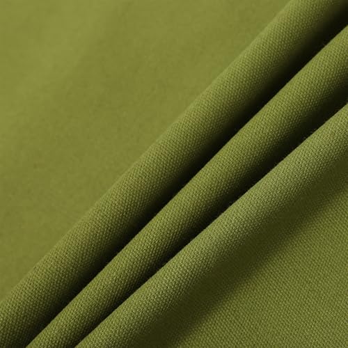 AFUN Chef Aprons for Women Men with Oversized Pockets, 12-Ounce Cotton Canvas Cross Back Water Repellent Apron (Army Green) - color: Army Green