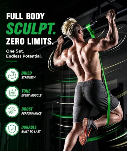 Resistance Bands for Working Out,5-Levels Pull Up Assistance Bands Set