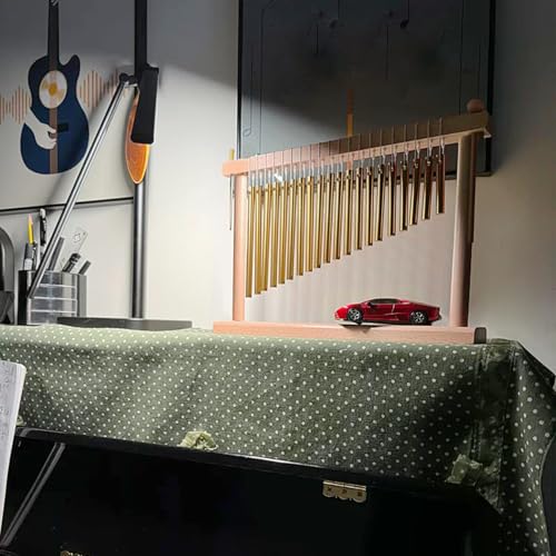 EASTROCK 20 Note Chime Gold Table Wind Chime Bar Percussion Instrument - color: Gold
