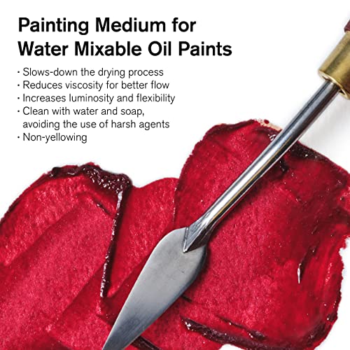Winsor & Newton Artisan Water Mixable Painting Medium, 75ml | Reduces consistency for easy & even application. Allows for Spreading, Color Blending, Glazing, Cleanable with Water & Soap - color: Artisan Painting Medium, style: Artisan Painting Medium