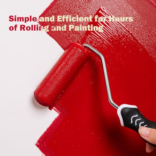 Mister Rui Paint Tray 4 Inch, 11 Pack, Plastic Tray with 10 Liners | Textured Disposable Paint Pan Liners for Quick Cleanup. Ideal for Small Projects, Trim and Touch-Ups on Walls and Furniture - size: 4 Inch, 11 Pack