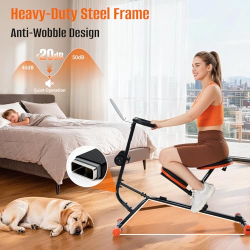 HXD-ERGO Stretching Machine for Full Body Flexibility, Back Stretcher | Quiet Stretching Machine for Lumbar Stretching, Posture Correction and Rehab,Supports up to 220 lbs for Home Gym Use