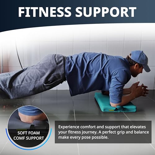 Bath Kneeler Pad, Extra Thick Kneeling Pad, Garden Kneeling Pad for Knee, Water Resistant Soft Memory Foam Cushioning for Workout, Yoga, Bathing, Physical Therapy, Prayer Pillow, Cyan - color: Cyan