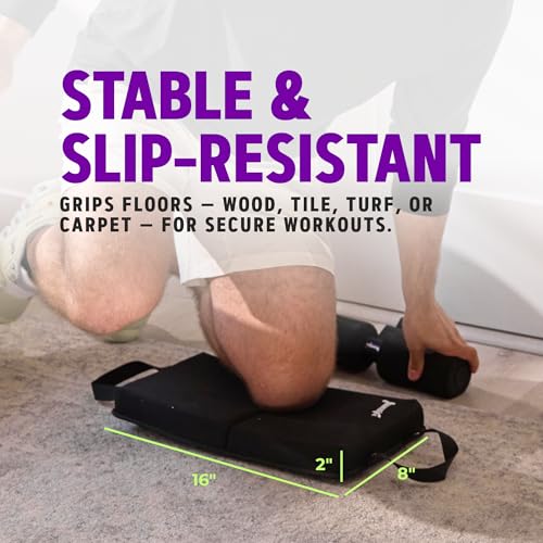 Nordstick Nordic Curl Knee Pad - Premium Soft Feel and Extra Thick - Pad Provides Cushion for Knees and Elbows - Durable & Portable Exercise Mat For Many Workouts And Everyday Tasks - size: Compact