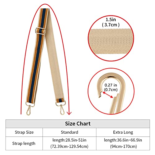 ZOOEASS Wide Shoulder Strap Adjustable Replacement Belt Crossbody Canvas Bag Handbag - color: Wide: 1.4"(3.5cm)color14, size: Wide: 1.4"(3.5cm)