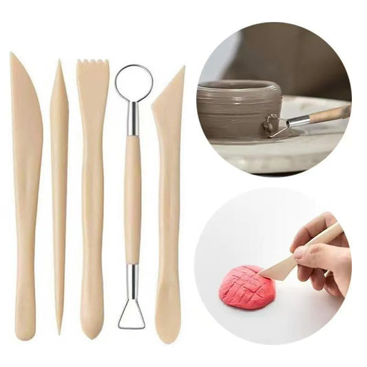 41PCS Polymer Clay Tools Kit, Clay Sculpting Art Tool Set with Wooden Carving Tools, Ball Stylus, Silicone Scrapers, Art Brushes for Pottery, Modeling, Nail Art, DIY Crafts for Beginners-Black - color: 41Pcs-Black