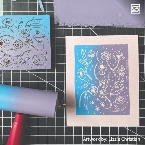 Speedball Water-Soluble Block Printing Ink, 16 oz Jar, Violet (003708)