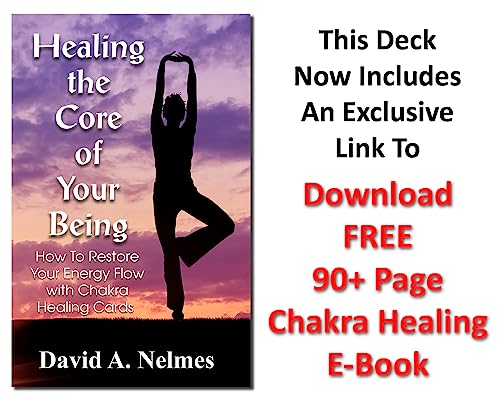 Chakra Healing Cards for Reiki, Meditation & Energy Balance, 20 Cards