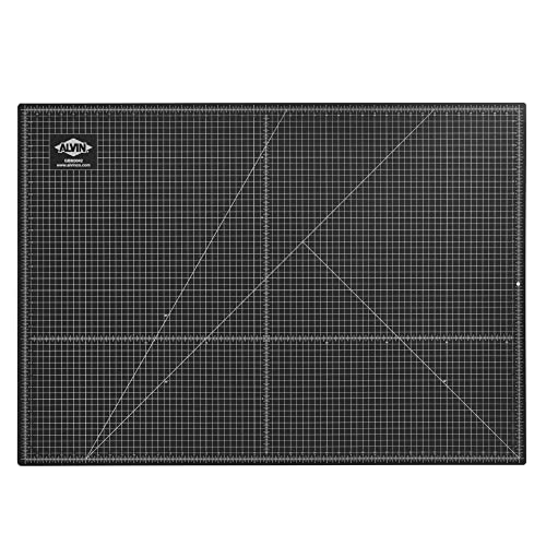 ALVIN GBM Self-Healing Cutting Mat 30 x 42 inch | Double-Sided Green/Black | 5-Layer Gridded Surface for Arts, Crafts and Sewing - Model GBM3042 - size: 42"L x 30"W