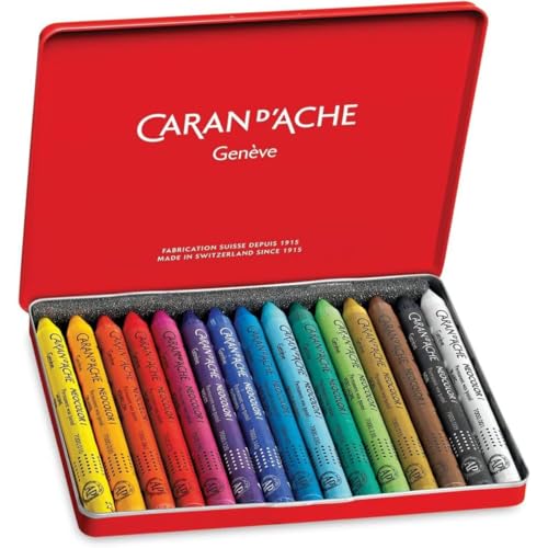 Neocolor I Water-Resistant Wax Pastels, 15 Colors - style: 15 Colors
