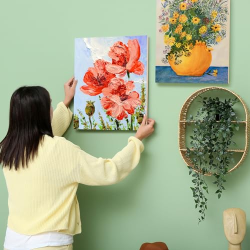 Aodaer 8 Pack Wood Panels 11 x 14 Inch Wooden Panels Canvas Unfinished Craft Wood Boards Panels for Art Crafts Acrylic and Oil Painting Pouring DIY Projects - size: 11 x 14 Inch