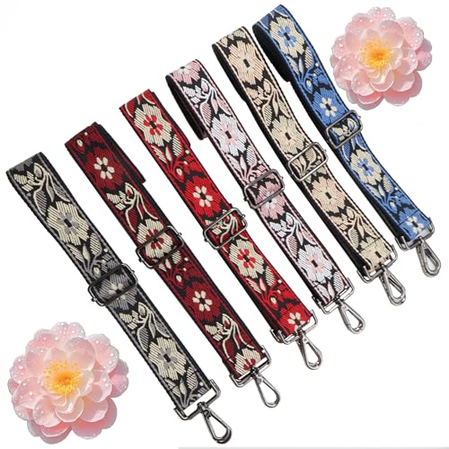 1.5" Wide Purse Strap Adjustable Replacement Gunmetal Hardware Long Crossbody Bag Strap for Thick Shoulder Bags Canvas Handbags Straps - color: Gunmetal Hardware-Light Orange